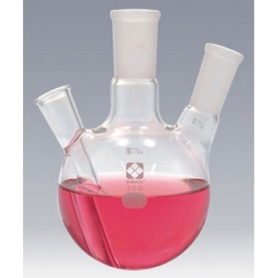 SIBATA(柴田科学) 005320-24300 共同摺合二口丸底花温度计用封入管付