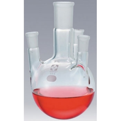 SIBATA(柴田科学) 005340-291 共同摺合四口丸底草包